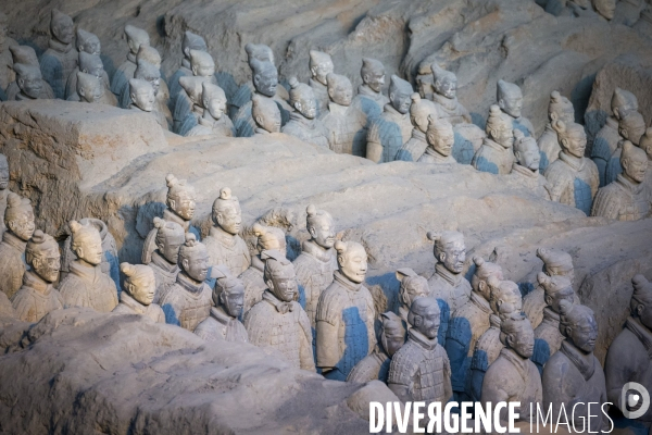 L armée de terre cuite dans le mausolée de l empereur Qin à Xi an en Chine