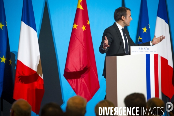 Emmanuel Macron en Chine