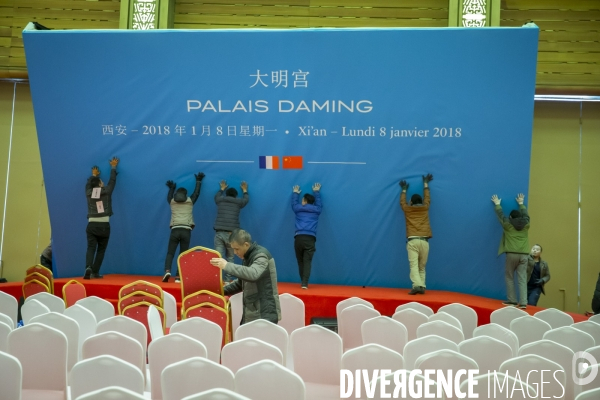 Emmanuel Macron en Chine