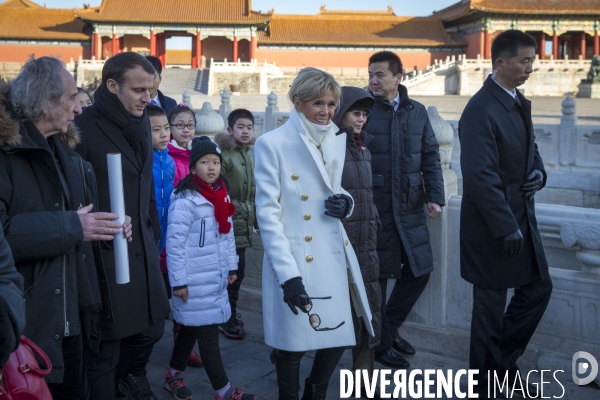 Emmanuel Macron en Chine