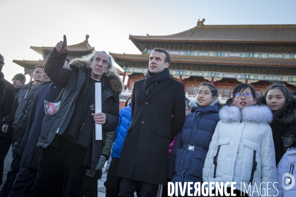 Emmanuel Macron en Chine