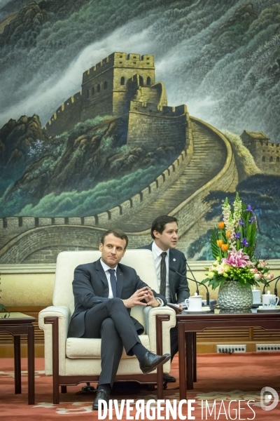 Emmanuel Macron en Chine