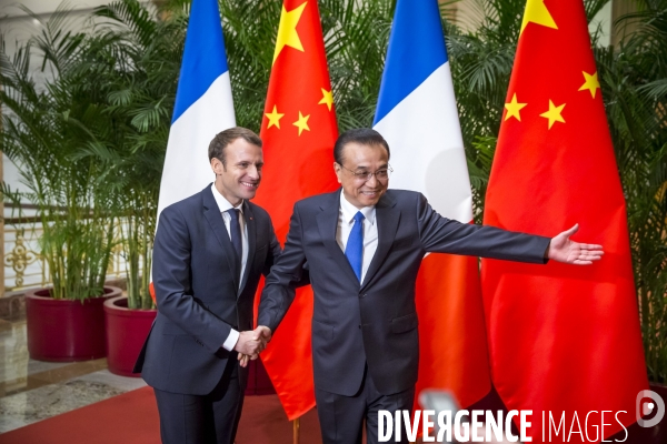 Emmanuel Macron en Chine