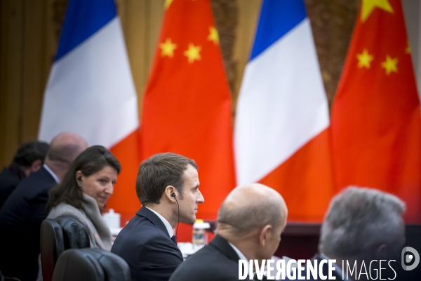 Emmanuel Macron en Chine