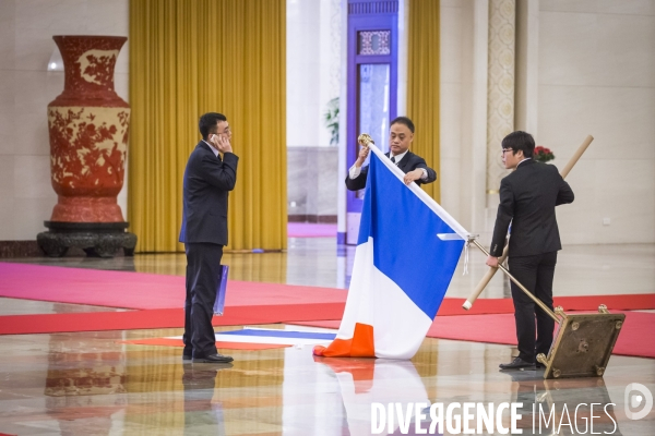 Emmanuel Macron en Chine