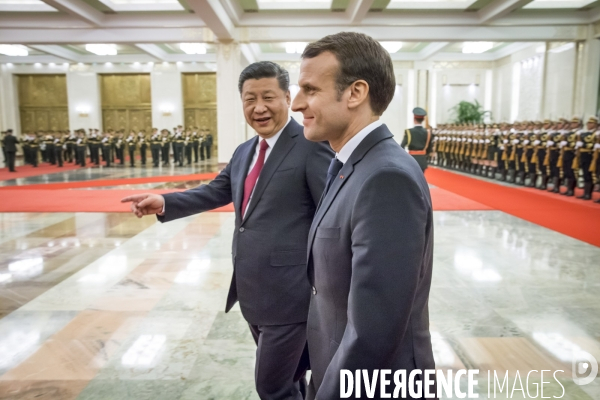 Emmanuel Macron en Chine