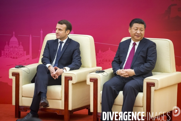 Emmanuel Macron en Chine