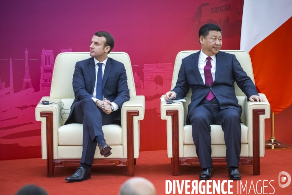 Emmanuel Macron en Chine