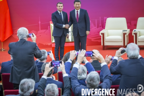 Emmanuel Macron en Chine