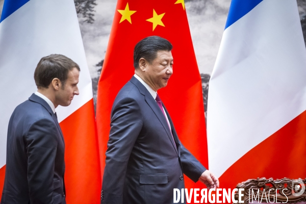 Emmanuel Macron en Chine