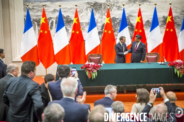 Emmanuel Macron en Chine
