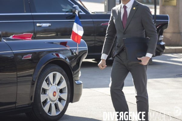 Emmanuel Macron en Chine