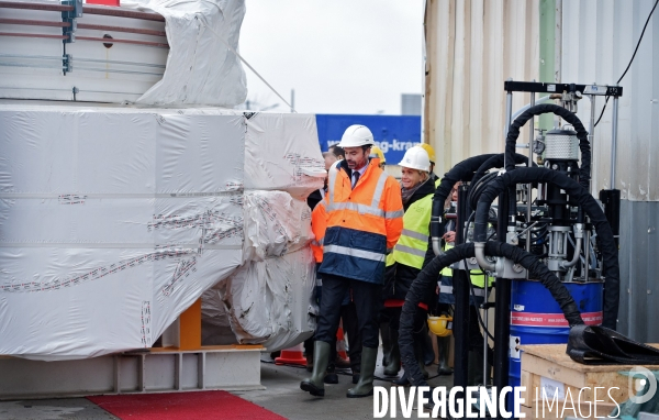 Edouard Philippe en visite sur le chantier du métro du Grand Paris