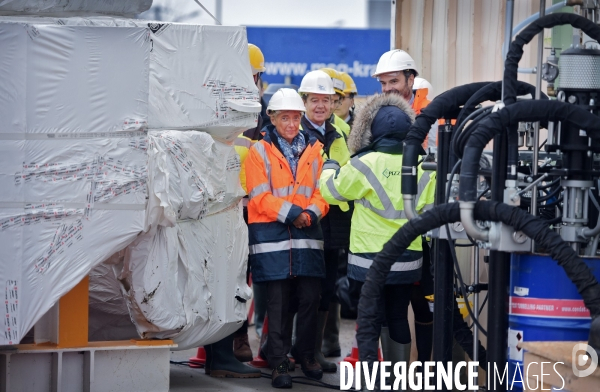 Edouard Philippe en visite sur le chantier du métro du Grand Paris