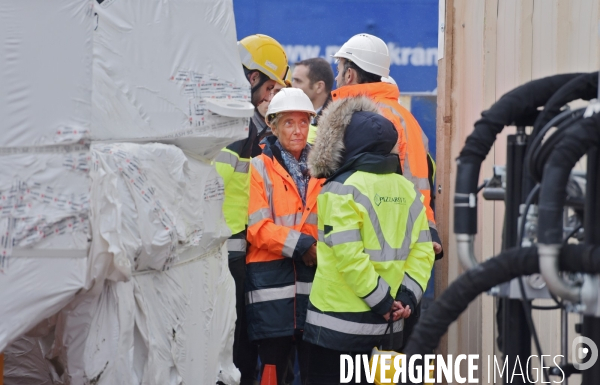 Edouard Philippe en visite sur le chantier du métro du Grand Paris