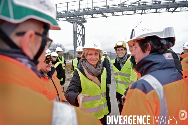 Edouard Philippe en visite sur le chantier du métro du Grand Paris