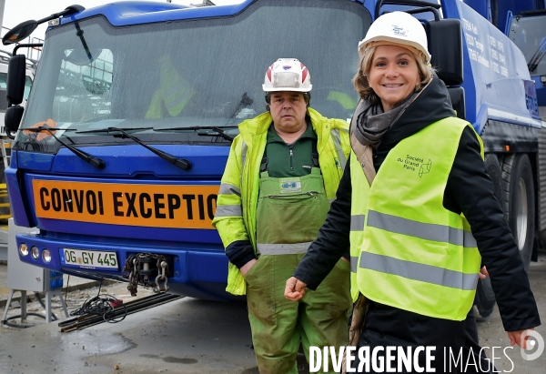 Edouard Philippe en visite sur le chantier du métro du Grand Paris