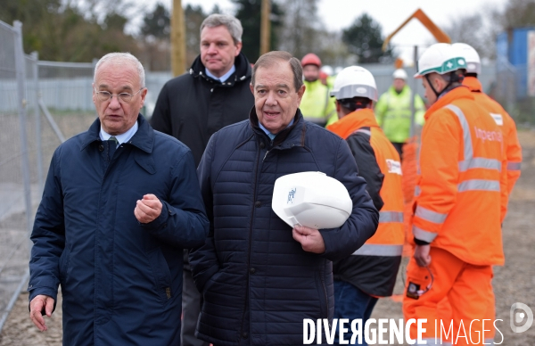 Edouard Philippe en visite sur le chantier du métro du Grand Paris