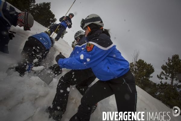 Exercice avalanche