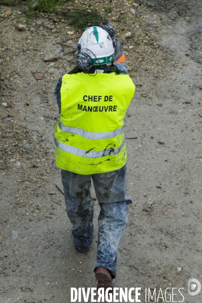 Visite du chantier de la ligne 15 sud du Grand Paris Express.