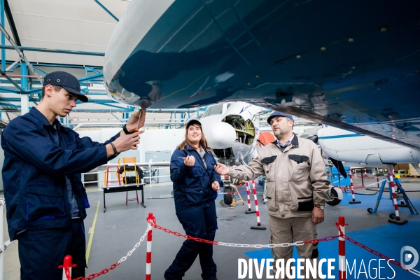 Le campus des métiers de l aéronautique au lycée de St-Nazaire