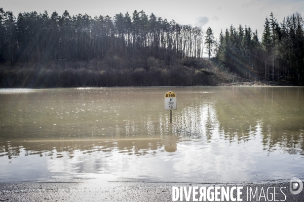 Inondations dans l Yonne, 24.01.2018