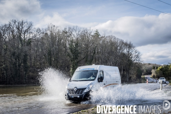 Inondations dans l Yonne, 24.01.2018