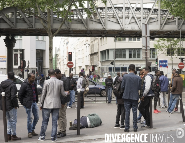 Metro La Chapelle , Paris Nord