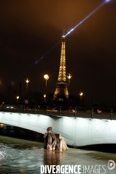 Crue de la Seine à Paris , hiver 2018