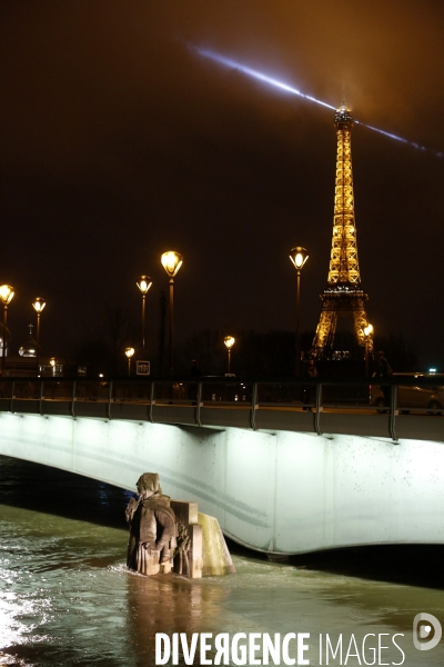 Crue de la Seine à Paris , hiver 2018