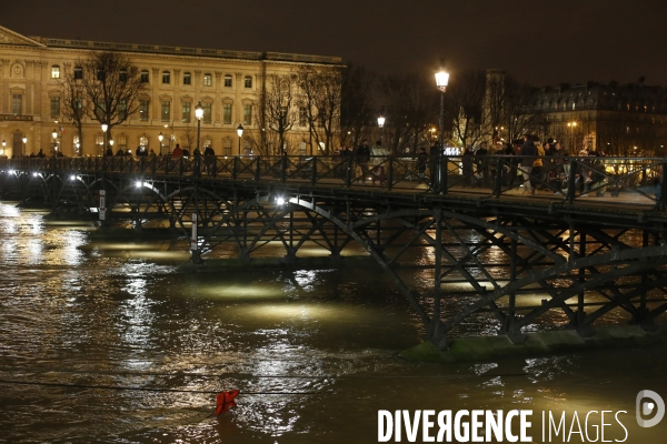 Crue de la Seine à Paris , hiver 2018