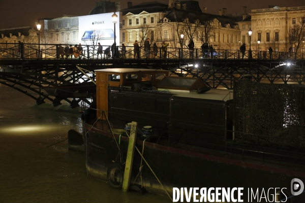 Crue de la Seine à Paris , hiver 2018