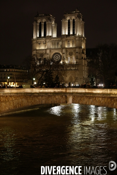 Crue de la Seine à Paris , hiver 2018