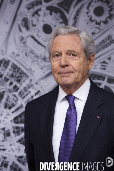 Anne Hidalgo et Philippe Houzé Président du directoire du Groupe Galeries Lafayette inaugurent la  place Théophile Bader du nom du fondateur des Galeries Lafayette.