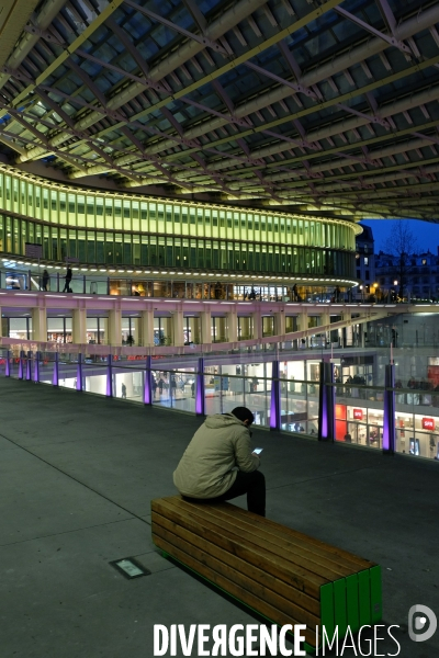 Illustration Janvier 2018.Le forum des halles