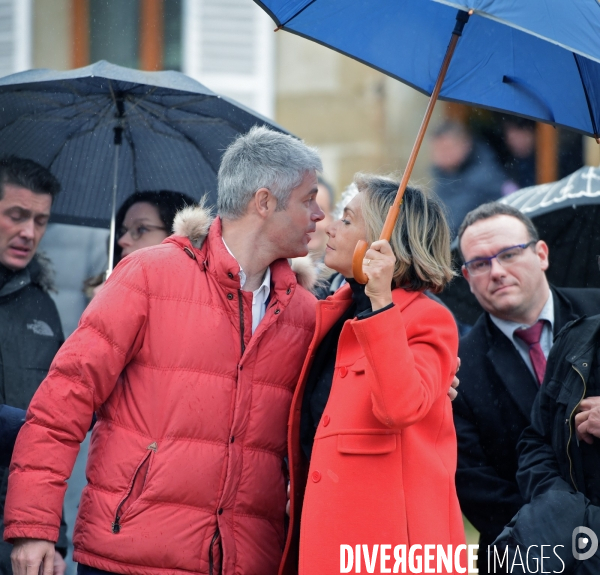 Laurent Wauquiez avec Valerie Pecresse