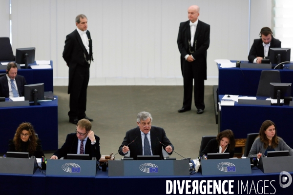 Votes au Parlement européen de Strasbourg