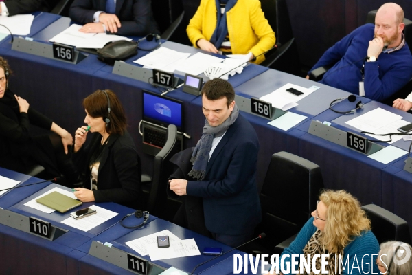 Votes au Parlement européen de Strasbourg