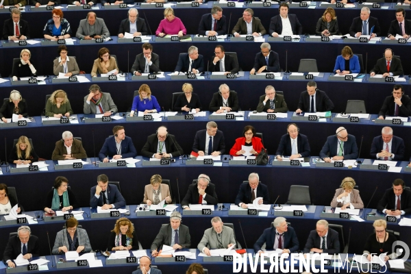 Votes au Parlement européen de Strasbourg