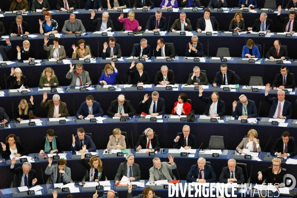 Votes au Parlement européen de Strasbourg