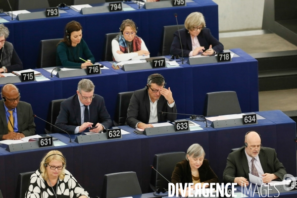 Votes au Parlement européen de Strasbourg