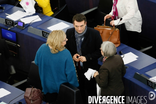 Votes au Parlement européen de Strasbourg