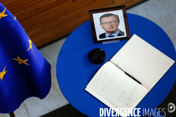 Hommage à Edouard Ferrand au Parlement européen de Strasbourg