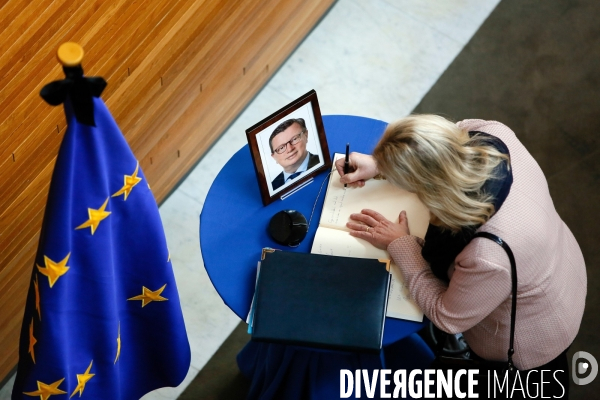 Hommage à Edouard Ferrand au Parlement européen de Strasbourg