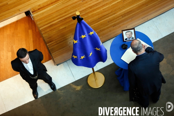 Hommage à Edouard Ferrand au Parlement européen de Strasbourg