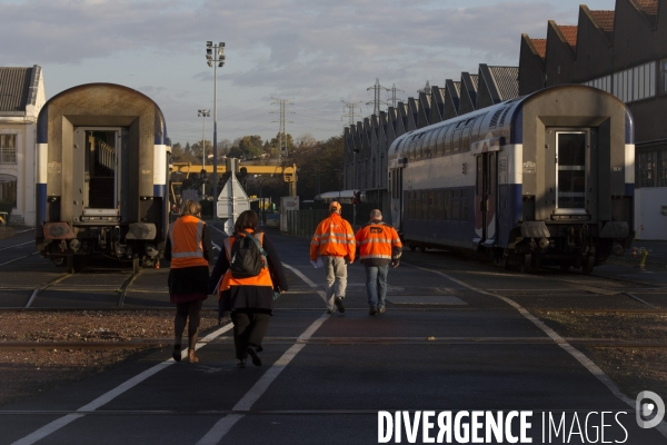 Ateliers SNCF de perigueux et Saintes