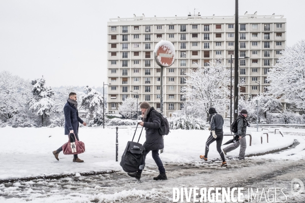 Neige a Boulogne Billancourt