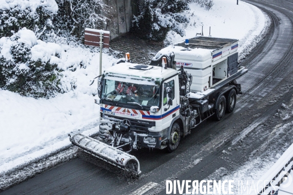 Neige a Boulogne Billancourt