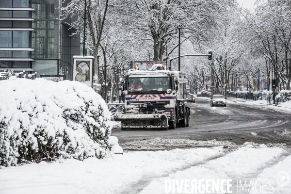 Neige a Boulogne Billancourt