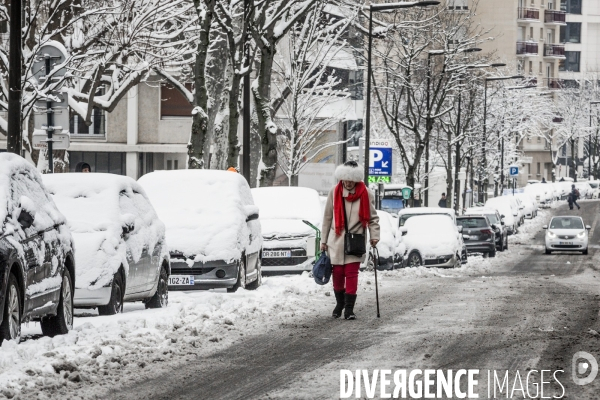 Neige a Boulogne Billancourt